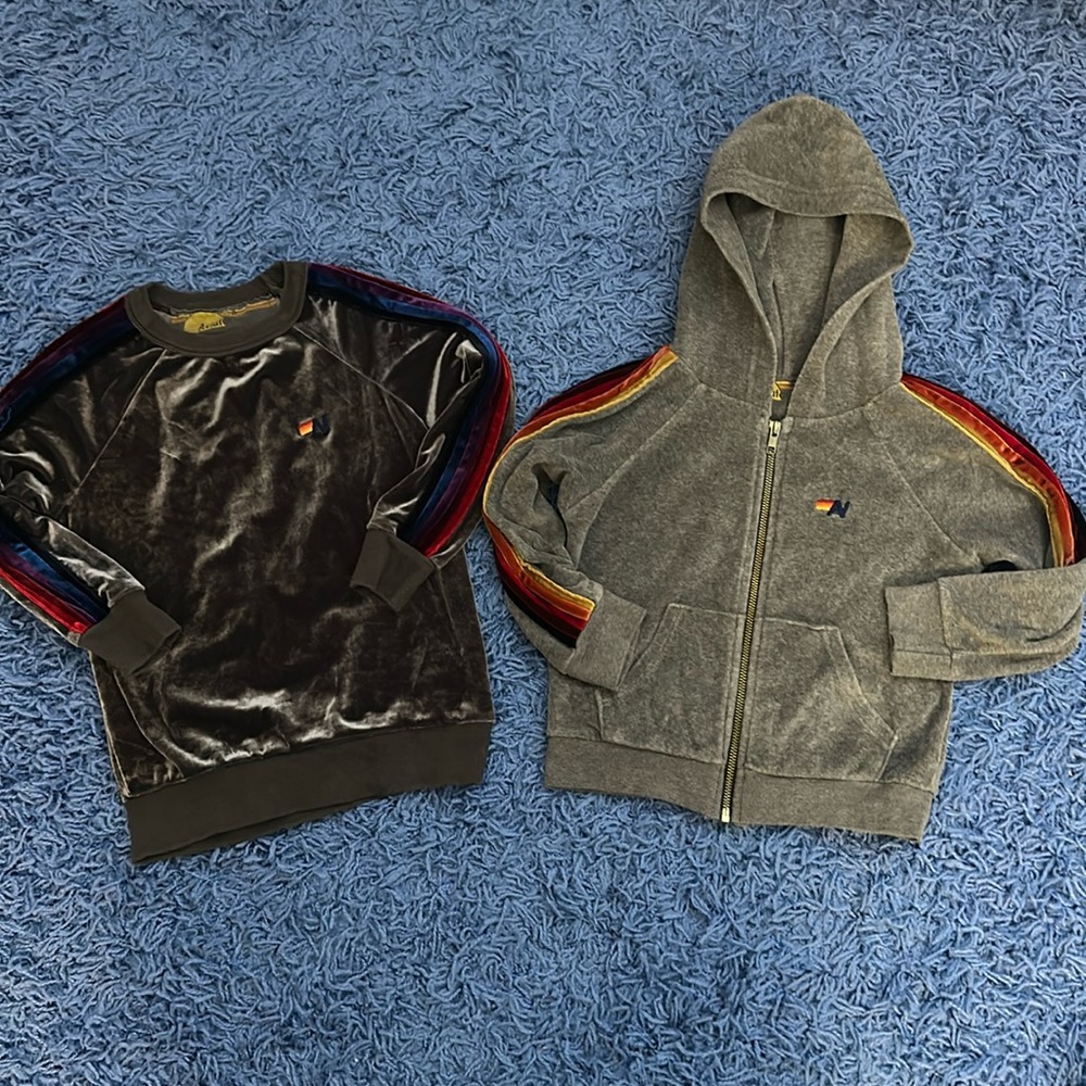 2 Aviator Nation Sweatshirts